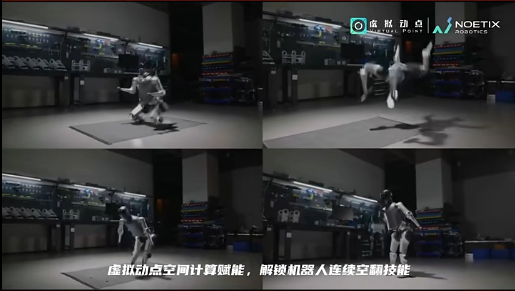 威尼斯9499·虚拟动点赋能相助同伴解锁机械人一连空翻